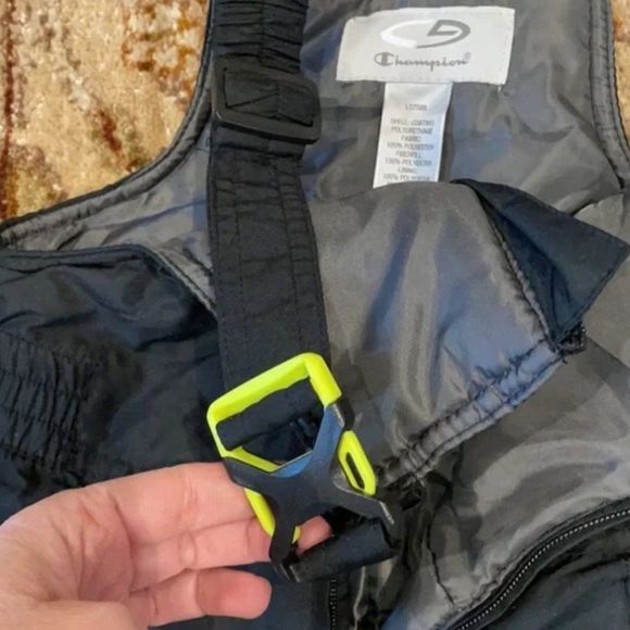 Excellent Condition Champion Black Bib snow/ski overall pants size small… - Picture 5 of 7